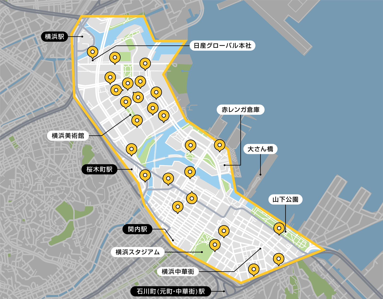 EasyRide自動運転サービス実証実験_map